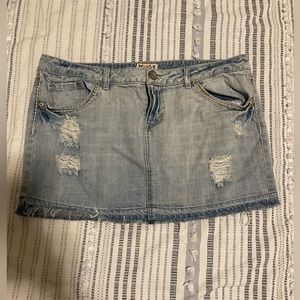 Mudd Jean Skirt